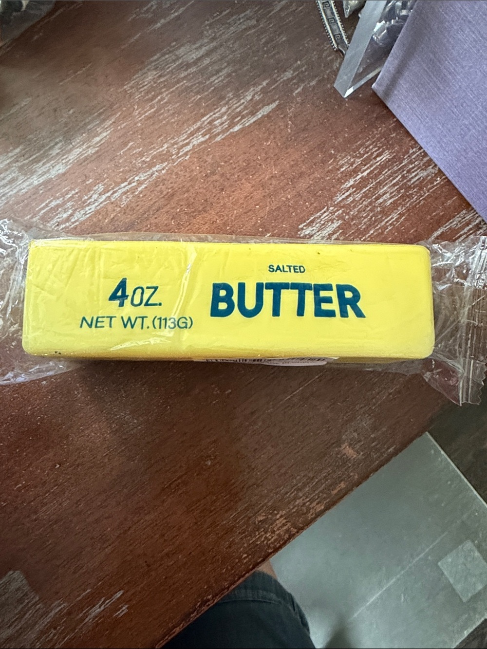 Squishy Yellow 4 oz salted Butter squeeze toy NIOP